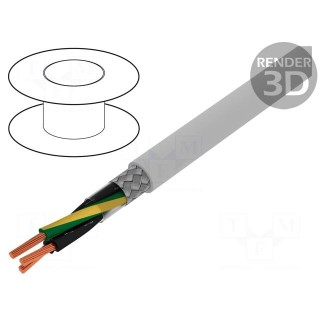 Wire | ÖLFLEX® CLASSIC 115 CY | 3G0,5mm2 | tinned copper braid | PVC