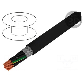 Wire | ÖLFLEX® CLASSIC 115 CY BK | 12G1mm2 | tinned copper braid