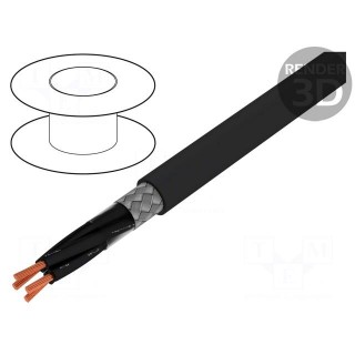 Wire | ÖLFLEX® CLASSIC 115 CY BK | 4x0,5mm2 | tinned copper braid