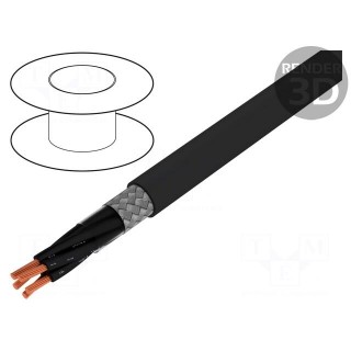 Wire | ÖLFLEX® CLASSIC 115 CY BK | 5x1mm2 | tinned copper braid