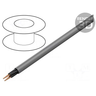 Wire | ÖLFLEX® CLASSIC 415 CP | 4x0.5mm2 | PUR | grey | 300V,500V