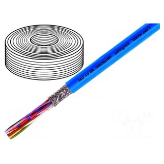 Wire | UNITRONIC® EB CY (TP) | 2x2x0.75mm2 | PVC | light blue | 900V