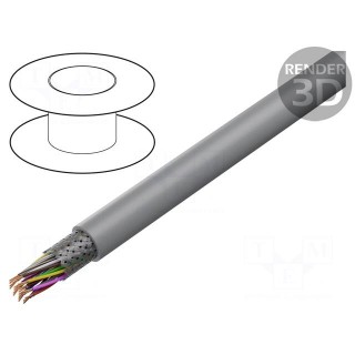 Wire | UNITRONIC® LiHCH (TP) | 12x2x0.25mm2 | LSZH | grey-beige | 60V