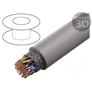 Wire | UNITRONIC® LiHCH (TP) | 25x2x0.14mm2 | LSZH | grey-beige | 60V