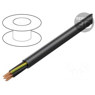 Wire | ÖLFLEX® CLASSIC 110 BK | 7G2.5mm2 | unshielded | 300V,500V | Cu