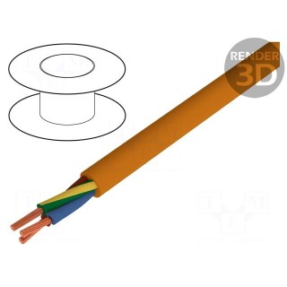 Wire | H07BQ-F,OLFLEX® 550 P | 3G0,75mm2 | unshielded | 300/500V | PUR