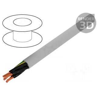 Wire | JZ-500-PUR | 5G2,5mm2 | unshielded | 300/500V | PUR | Cu | stranded