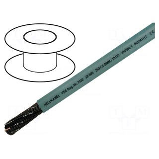 Wire | JZ-500 | 8x0,75mm2 | unshielded | 300/500V | PVC | Cu | stranded