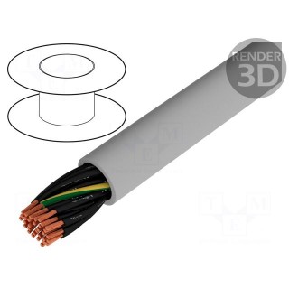 Wire | JZ-500 | 32G0,75mm2 | unshielded | 300/500V | PVC | Cu | stranded