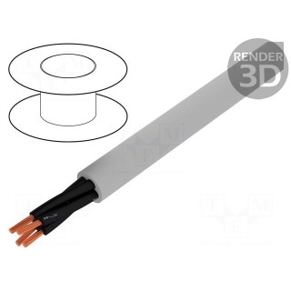 Wire | JZ-500-PUR | 4x0,5mm2 | unshielded | 300/500V | PUR | Cu | stranded