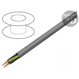 Wire | MEGAFLEX®500 | 4G2.5mm2 | unshielded | 300V,500V | Cu | stranded