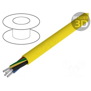 Wire | ÖLFLEX® 540 P | 3G0.75mm2 | unshielded | 300V,500V | Cu | yellow