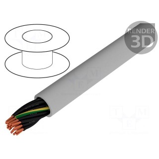 Wire | JZ-500 | 21G1,5mm2 | unshielded | 300/500V | PVC | Cu | stranded