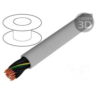 Wire | JZ-500 | 25G0,5mm2 | unshielded | 300/500V | PVC | Cu | stranded