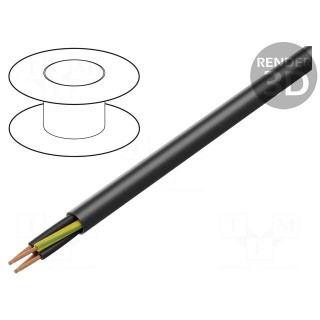 Wire | ÖLFLEX® CLASSIC 110 BK | 4G1mm2 | unshielded | 300V,500V | Cu