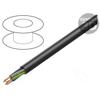Wire | ÖLFLEX® ROBUST 200 | 5G1mm2 | unshielded | 450V,750V | Cu | black
