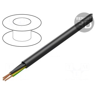 Wire | ÖLFLEX® ROBUST 210 | 3G1mm2 | unshielded | 300V,500V | Cu | black