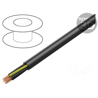 Wire | ÖLFLEX® ROBUST 210 | 7G1mm2 | unshielded | 300V,500V | Cu | black