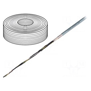 Wire: control cable | chainflex® CF140.UL | 12x0,25mm2 | PVC | grey
