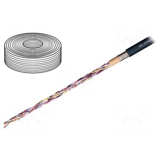Wire: control cable | chainflex® CF2 | 4x0.25mm2 | grey | stranded | Cu