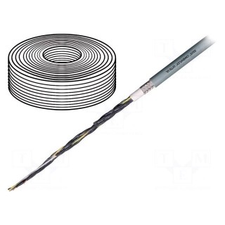 Wire: control cable | chainflex® CF78.UL | 4G0,5mm2 | PUR | grey | Cu