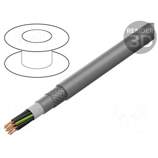 Wire: control cable | ÖLFLEX® FD CLASSIC 810 CP | 12G1.5mm2 | grey
