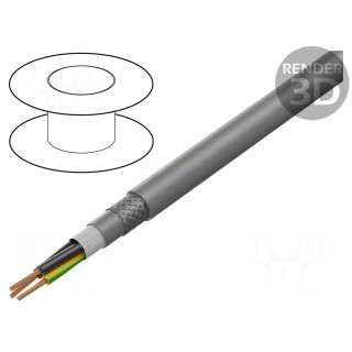 Wire: control cable | ÖLFLEX® FD CLASSIC 810 CP | 3G0.75mm2 | grey