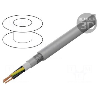 Wire: control cable | ÖLFLEX® FD CLASSIC 810 CY | 3G0.75mm2 | grey