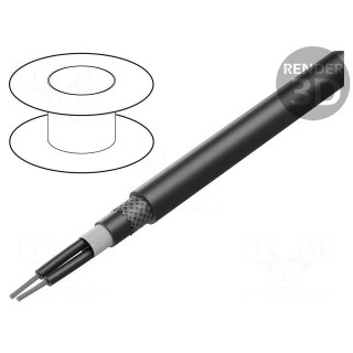Wire: control cable | ÖLFLEX® ROBUST FD C | 2x0.75mm2 | black | 8.6mm