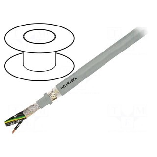 Wire: control cable | PURO-JZ-HF-YCP | 4G0,5mm2 | PUR | grey | stranded