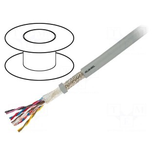 Wire: control cable | SUPER-PAAR-TRONIC-C-PUR | 2x2x0.25mm2 | grey