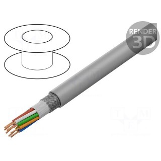 Wire: control cable | SUPERTRONIC® 310-C-PVC | 10x0.14mm2 | grey