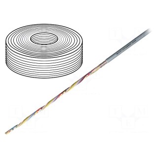Wire: data transmission | chainflex® CF240 | 18x0.34mm2 | grey | Cu