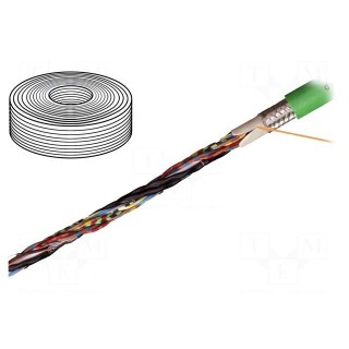 Wire: test lead cable | chainflex® CF113,hybrid | green-yellow