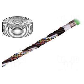 Wire: test lead cable | chainflex® CF211 | 6x2x0.25mm2 | green | PVC