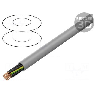 Wire: control cable | chainflex® CF130.UL | 12G0.75mm2 | PVC | grey