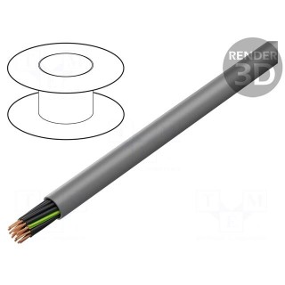 Wire: control cable | chainflex® CF130.UL | 18G0,75mm2 | PVC | grey