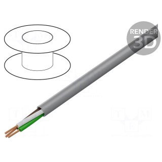 Wire: control cable | chainflex® CF130.UL | 3G0,5mm2 | PVC | grey