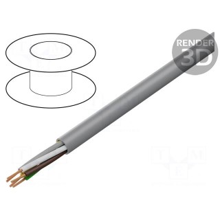 Wire: control cable | chainflex® CF130.UL | 5x0.34mm2 | PVC | grey