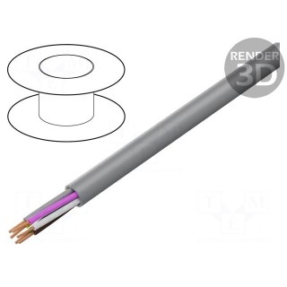 Wire: control cable | chainflex® CF130.UL | 6x0.25mm2 | PVC | grey