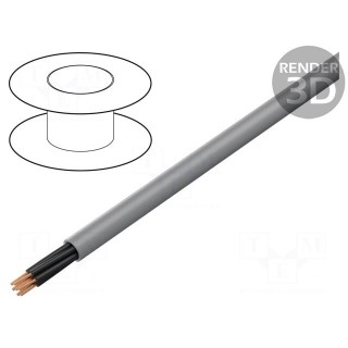 Wire: control cable | chainflex® CF130.UL | 7G0,5mm2 | PVC | grey