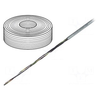 Wire: control cable | chainflex® CF77.UL.D | 7G1mm2 | PUR | grey | Cu