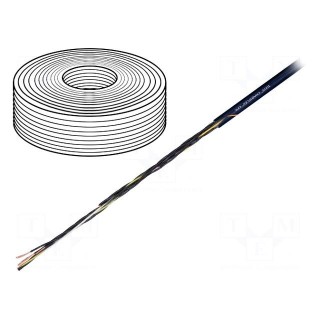Wire: control cable | chainflex® CF9 | 7x0.25mm2 | black | stranded