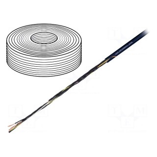Wire: control cable | chainflex® CF9 | 2x0,5mm2 | TPE | black | Cu | 5mm