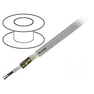 Wire: control cable | MULTIFLEX 512®-PUR | 2x1mm2 | PUR | grey | Cu