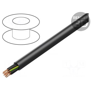 Wire | ÖLFLEX® CLASSIC 110 BK | 12G1.5mm2 | unshielded | 300V,500V