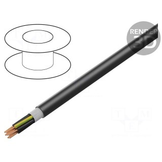 Wire: control cable | ÖLFLEX® FD 891 | 3G2.5mm2 | PVC | black | Cu