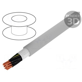 Wire: control cable | ÖLFLEX® FD CLASSIC 810 | 12G1.5mm2 | PVC | grey