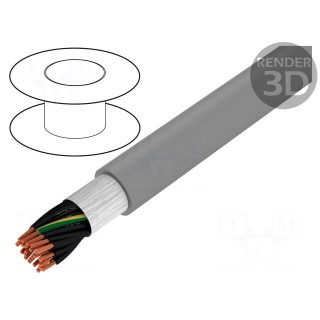 Wire: control cable | ÖLFLEX® FD CLASSIC 810 | 25G0,5mm2 | PVC | grey