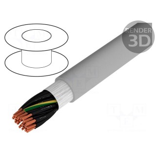 Wire: control cable | ÖLFLEX® FD CLASSIC 810 | 30G0,5mm2 | PVC | grey